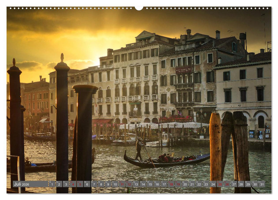 Venedig - Die Lagunenstadt (CALVENDO Premium Wandkalender 2026)