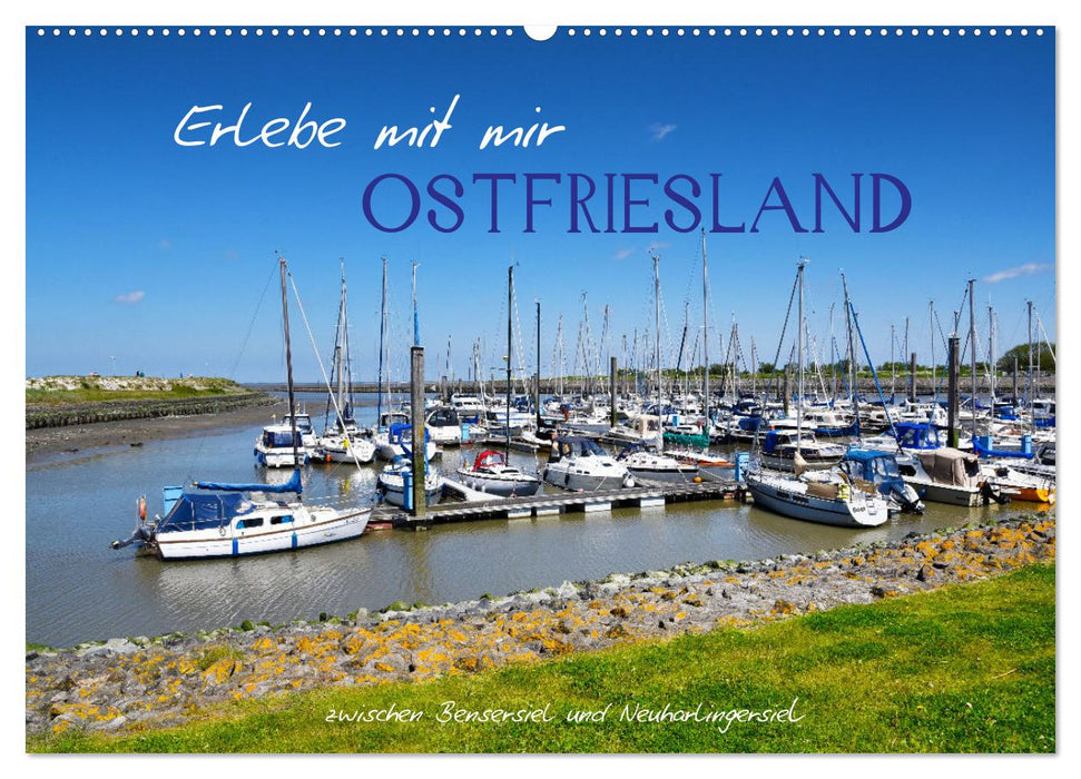 Erlebe mit mir Ostfriesland (CALVENDO Wandkalender 2026)