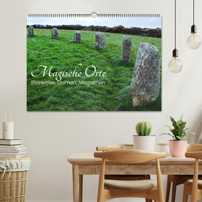 Magische Orte - Steinkreise, Dolmen, Megalithen (CALVENDO Wandkalender 2026)