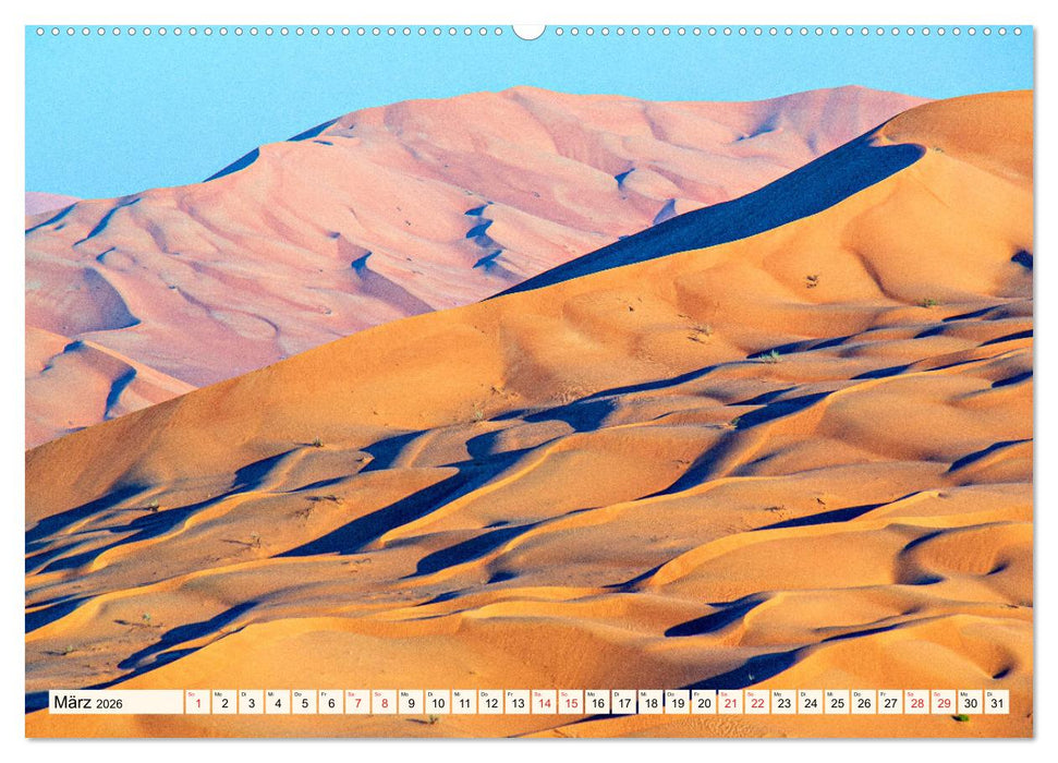 Rub al-Chali Oman (CALVENDO Wandkalender 2026)