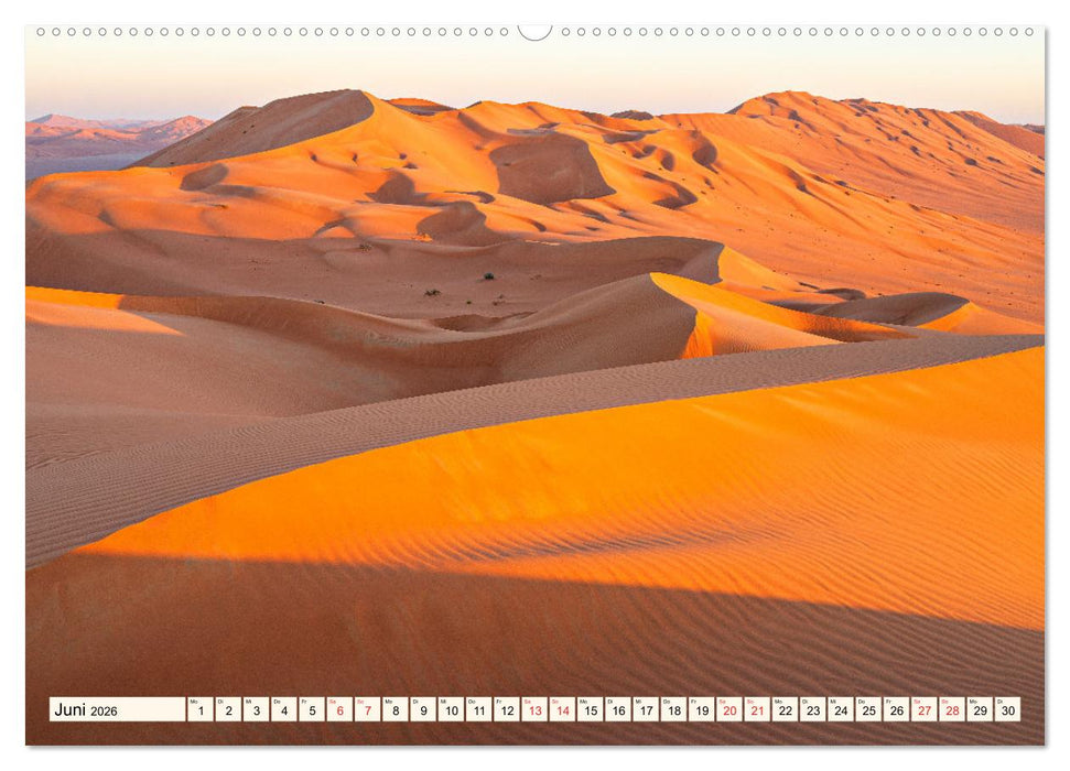 Rub al-Chali Oman (CALVENDO Wandkalender 2026)