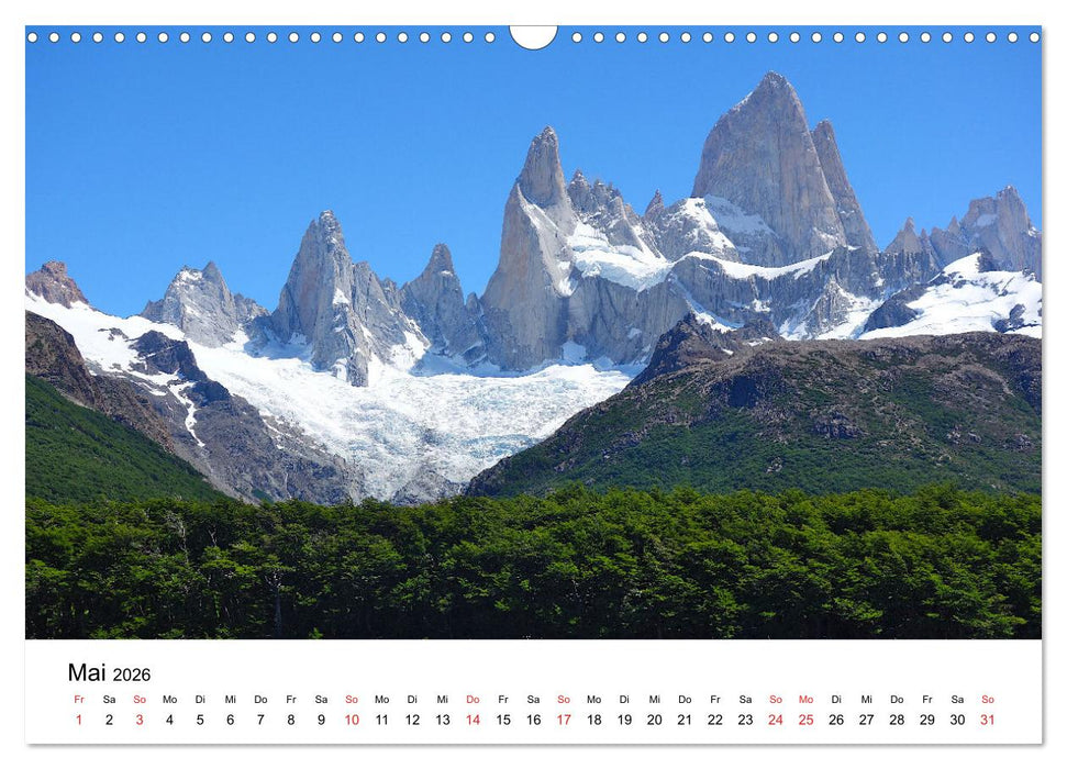 Patagonien - Atemberaubende Landschaften am Ende der Welt (CALVENDO Wandkalender 2026)