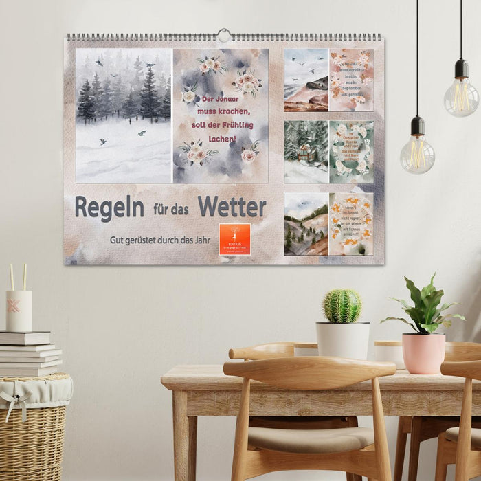 Regeln für das Wetter (CALVENDO Wandkalender 2026)