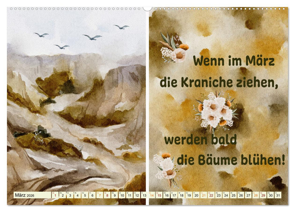 Regeln für das Wetter (CALVENDO Wandkalender 2026)