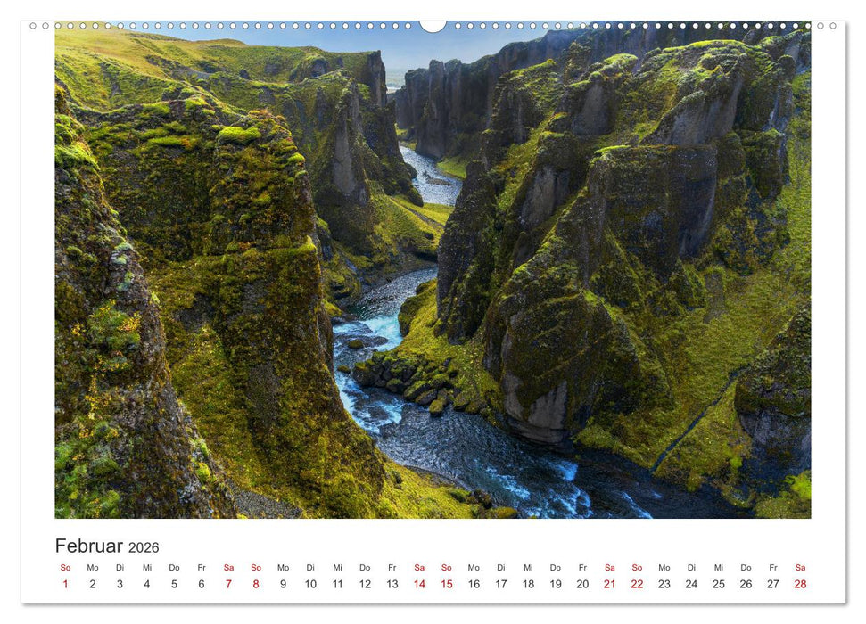 Aufregendes Island (CALVENDO Premium Wandkalender 2026)