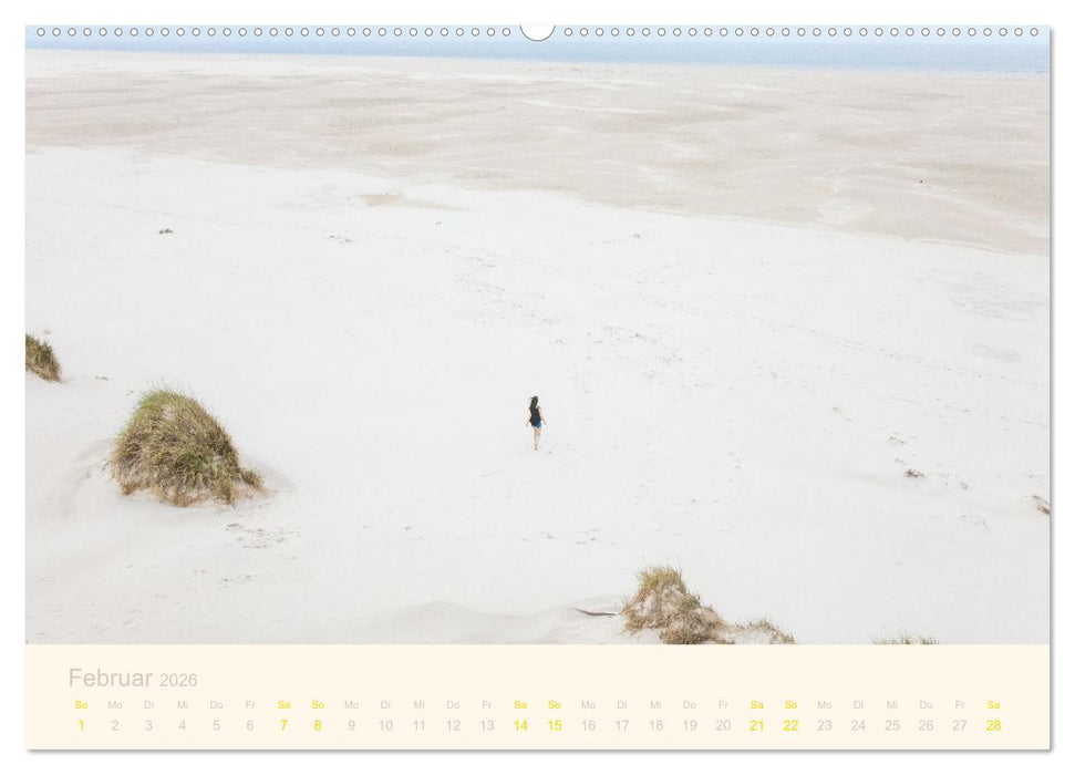 Traumstrände der Nordsee (CALVENDO Wandkalender 2026)