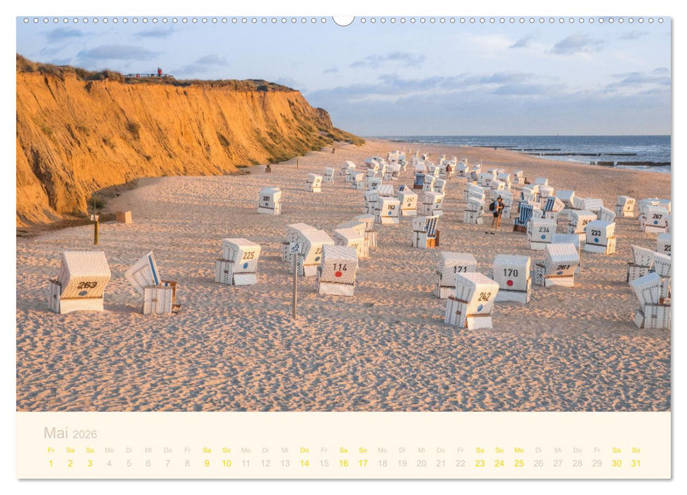 Traumstrände der Nordsee (CALVENDO Wandkalender 2026)