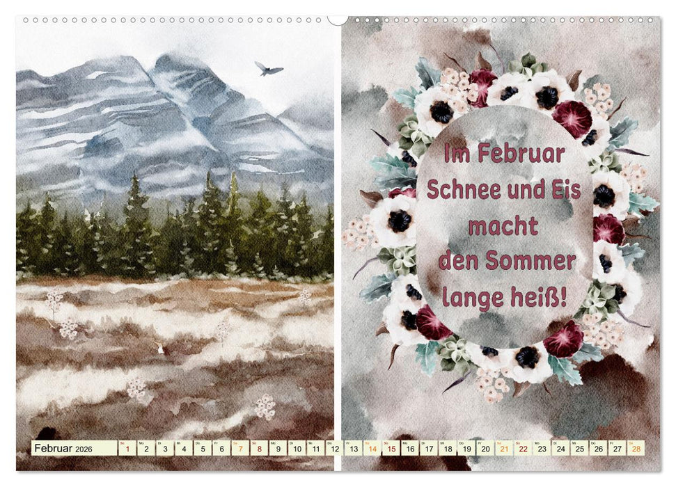 Regeln für das Wetter (CALVENDO Premium Wandkalender 2026)