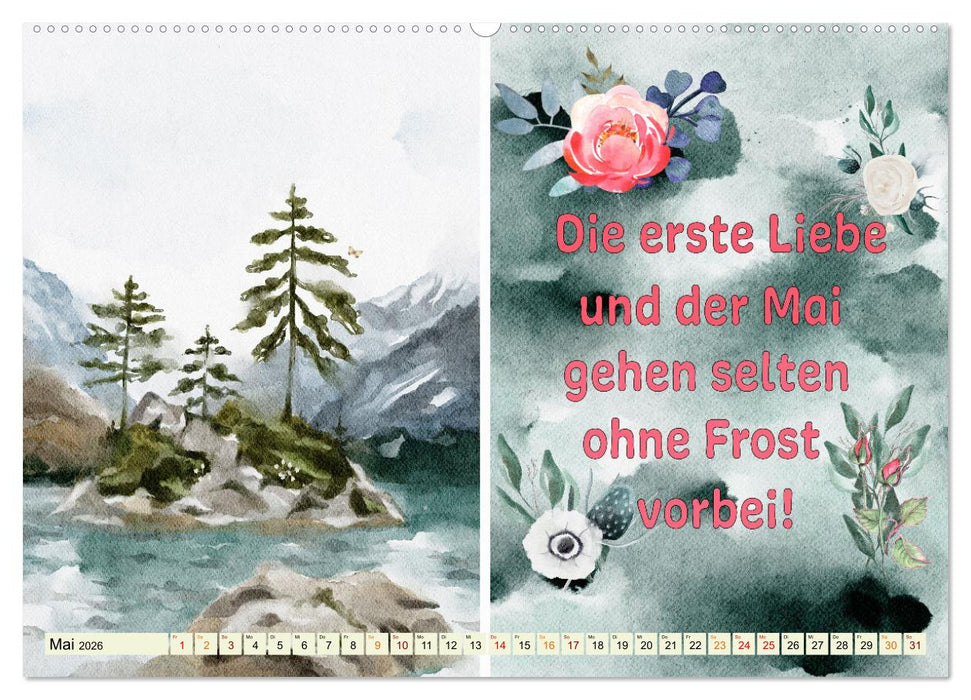 Regeln für das Wetter (CALVENDO Premium Wandkalender 2026)