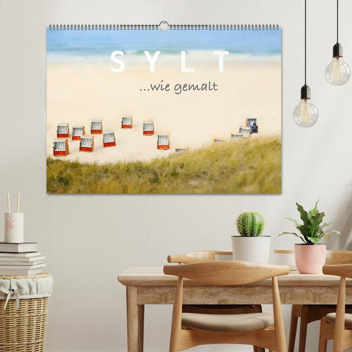 Sylt. Wie gemalt. (CALVENDO Wandkalender 2026)