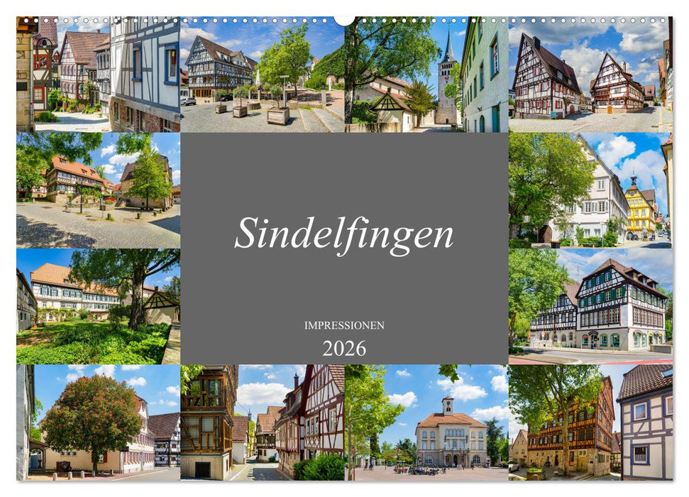 Sindelfingen Impressionen (CALVENDO Wandkalender 2026)