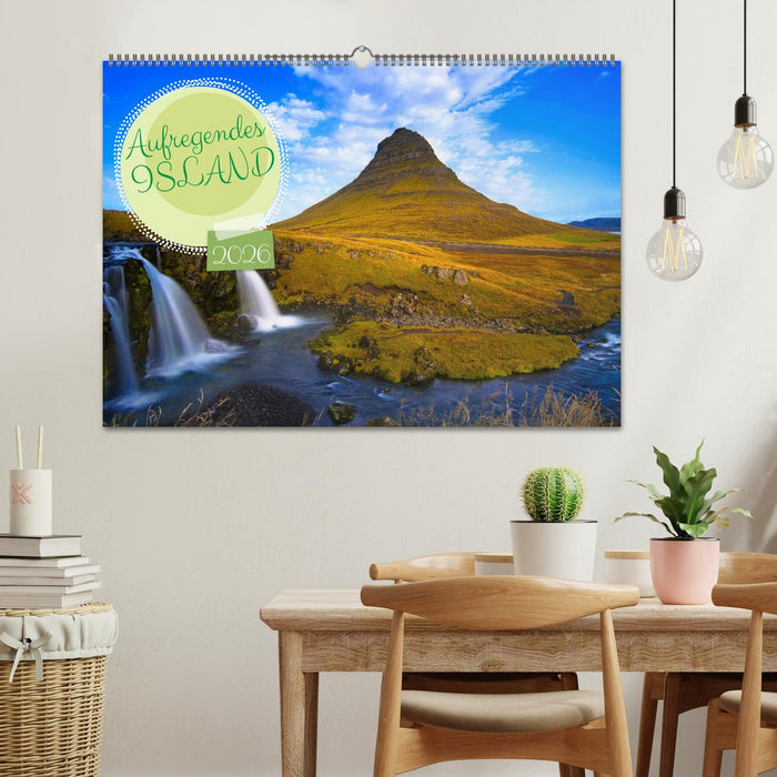 Aufregendes Island (CALVENDO Wandkalender 2026)