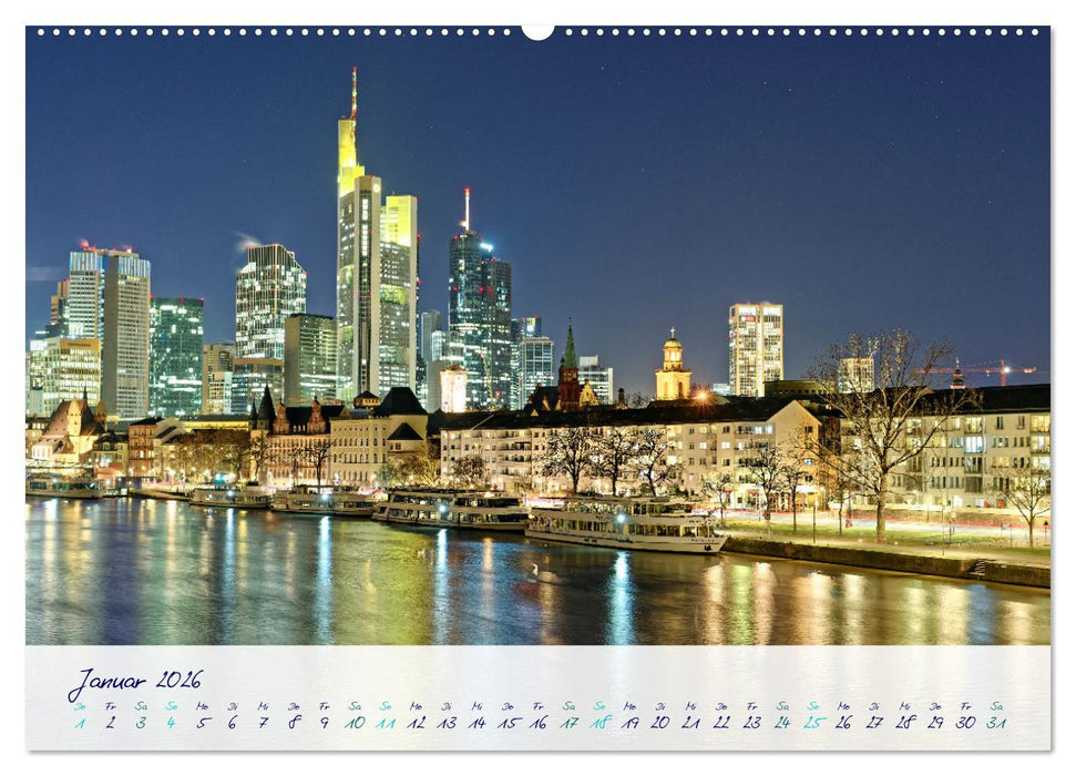 Furioses Frankfurt am Main (CALVENDO Wandkalender 2026)