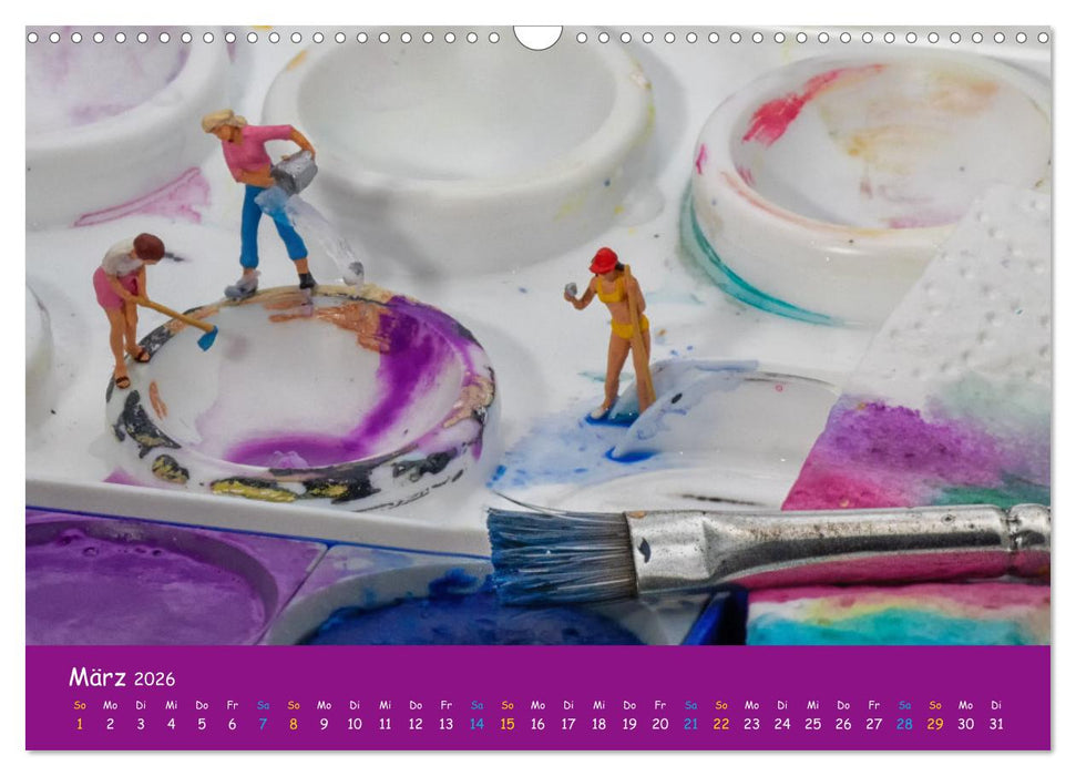 Noch mehr Miniaturen - Small little things (CALVENDO Wandkalender 2026)