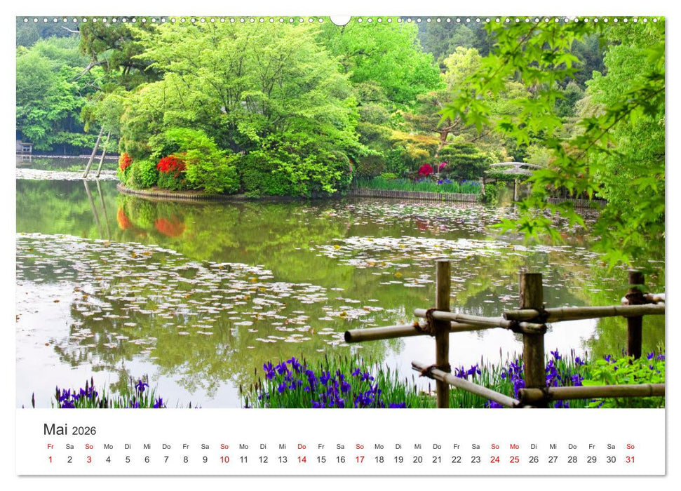 Gärten in Japan (CALVENDO Wandkalender 2026)