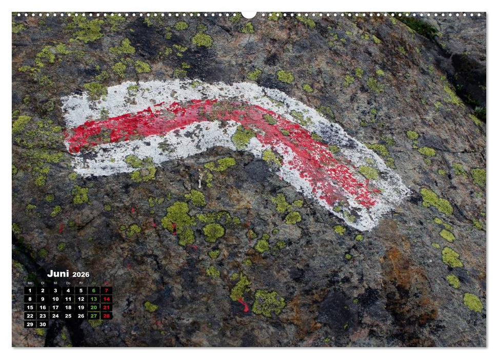 WANDERN - Spaziergänge für die Seele im Wallis / Schweiz (CALVENDO Wandkalender 2026)