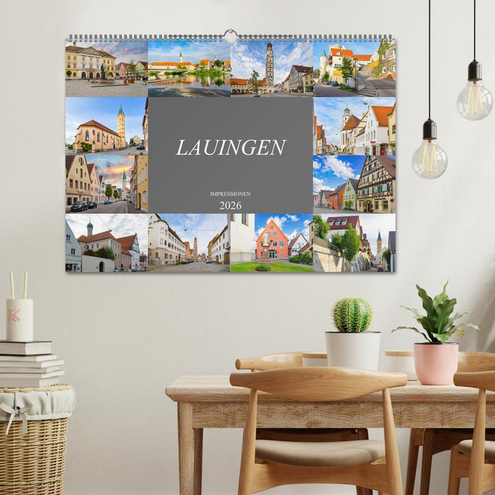 Lauingen Impressionen (CALVENDO Wandkalender 2026)