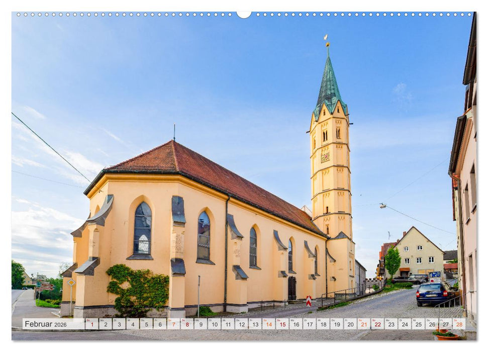 Lauingen Impressionen (CALVENDO Wandkalender 2026)