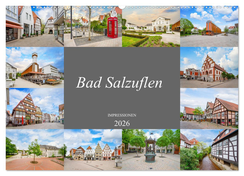 Bad Salzuflen Impressionen (CALVENDO Wandkalender 2026)