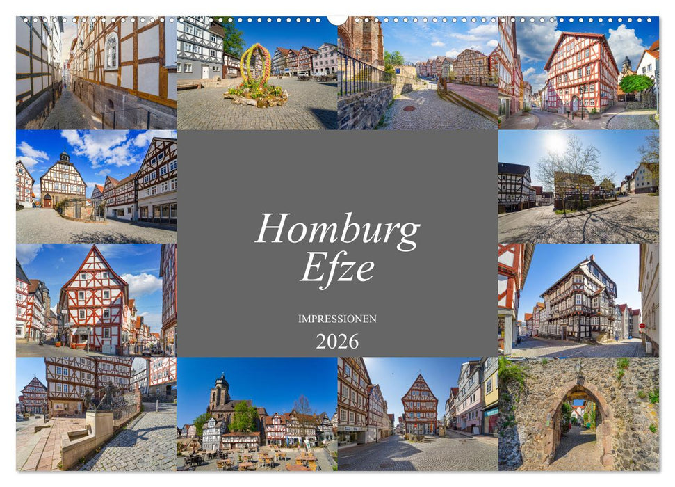 Homburg Efze Impressionen (CALVENDO Wandkalender 2026)