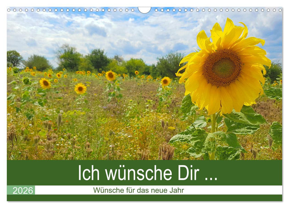 Ich wünsche Dir ... Wünsche für das neue Jahr (CALVENDO Wandkalender 2026)