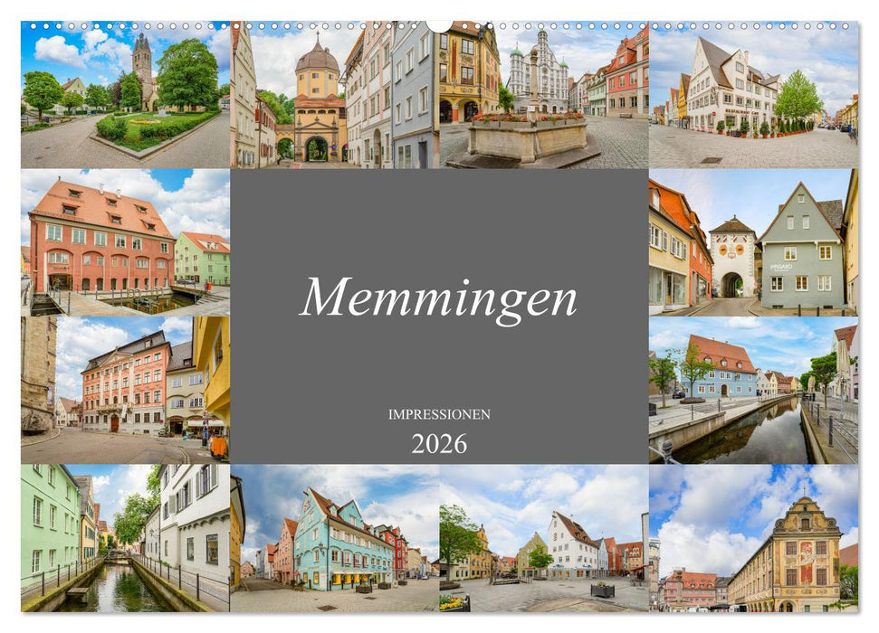 Memmingen Impressionen (CALVENDO Wandkalender 2026)