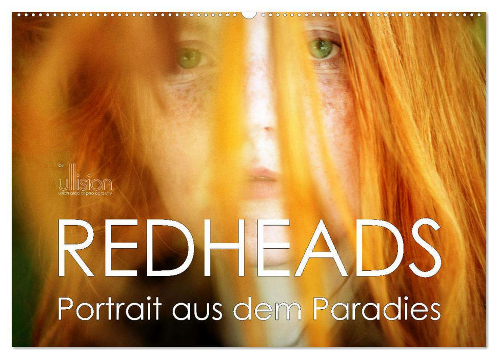 REDHEADS - Portrait aus dem Paradies (CALVENDO Wandkalender 2026)
