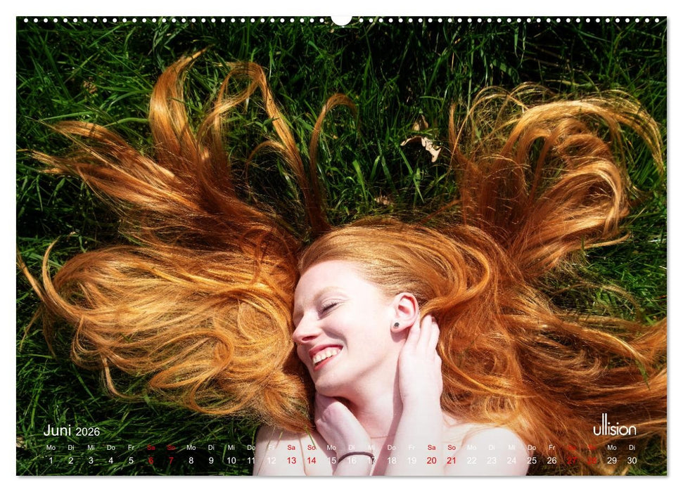 REDHEADS - Portrait aus dem Paradies (CALVENDO Wandkalender 2026)