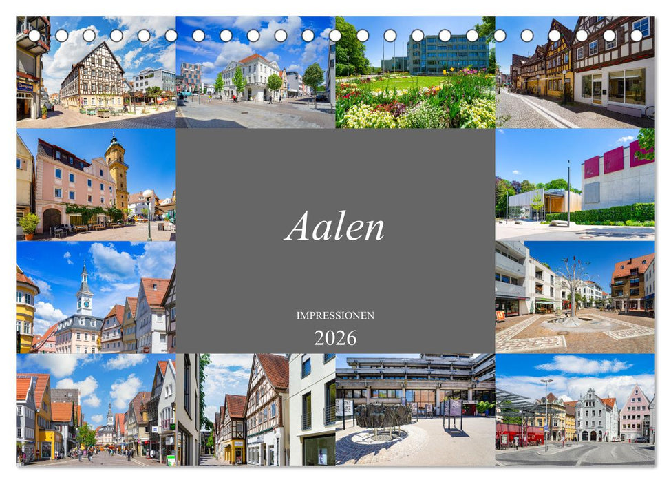 Aalen Impressionen (CALVENDO Wandkalender 2026)