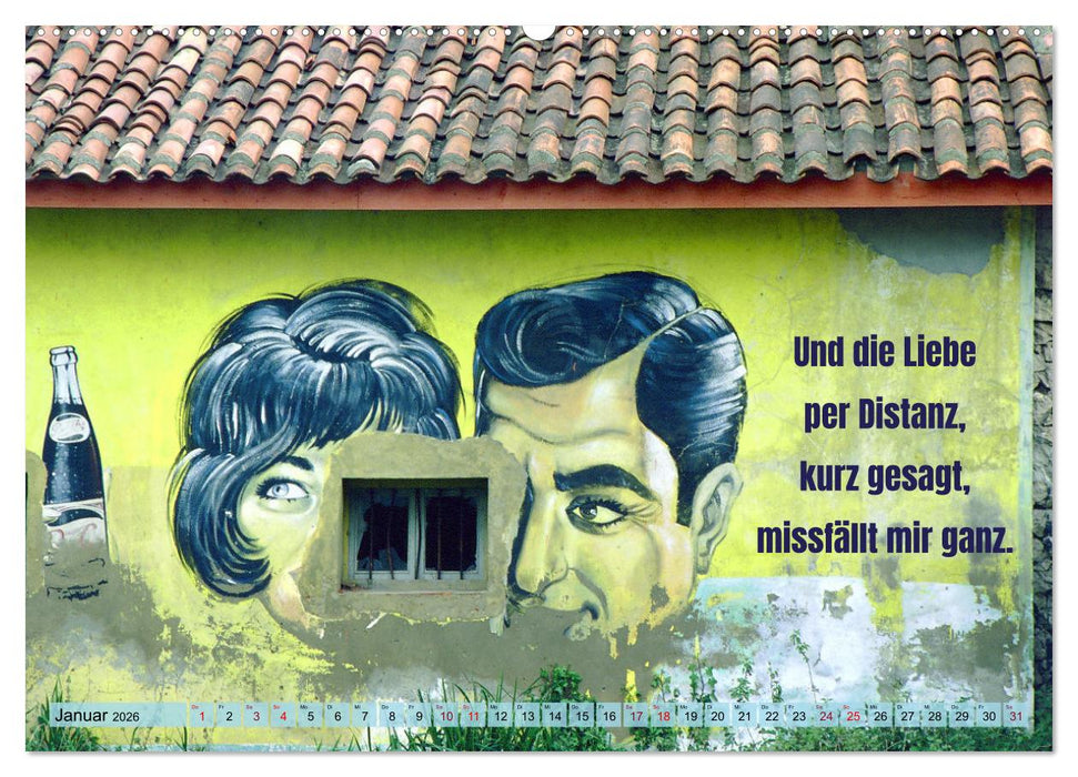 Erbauliches zum Schmunzeln - Weisheiten von Wilhelm Busch (CALVENDO Wandkalender 2026)