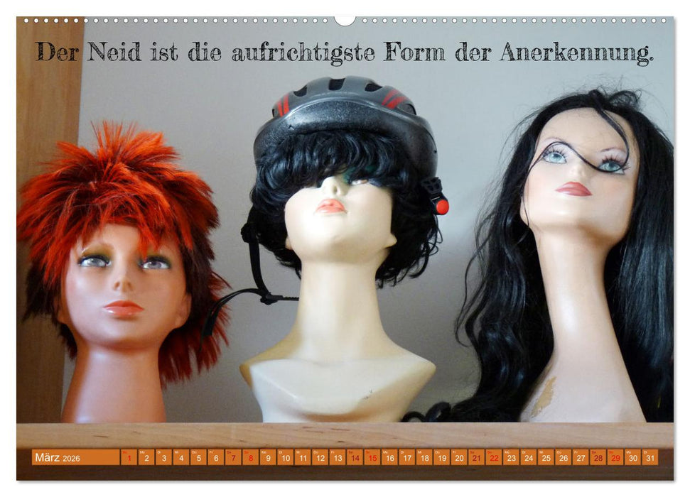 Erbauliches zum Schmunzeln - Weisheiten von Wilhelm Busch (CALVENDO Wandkalender 2026)