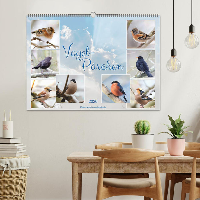 Vogel-Pärchen (CALVENDO Wandkalender 2026)