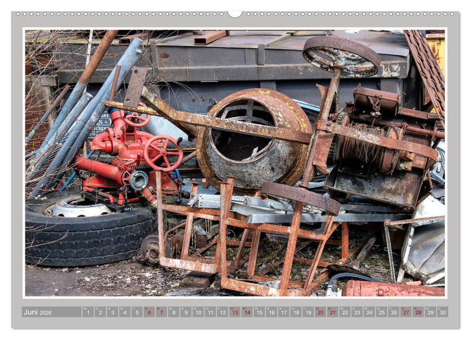 Ausrangiert Besuch auf dem Schrottplatz (CALVENDO Wandkalender 2026)