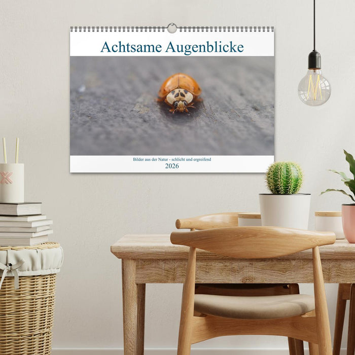 Achtsame Augenblicke (CALVENDO Wandkalender 2026)