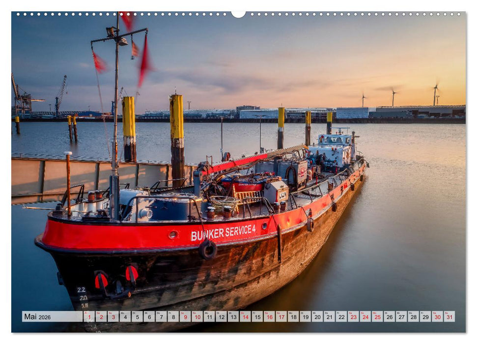Bremer Hafenromantik (CALVENDO Wandkalender 2026)