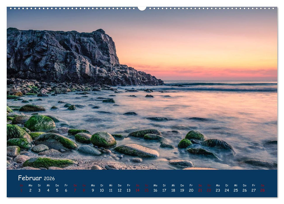 Die wildromantische Côte Sauvage (CALVENDO Wandkalender 2026)