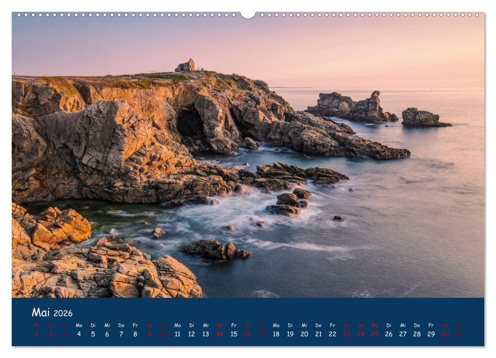 Die wildromantische Côte Sauvage (CALVENDO Wandkalender 2026)