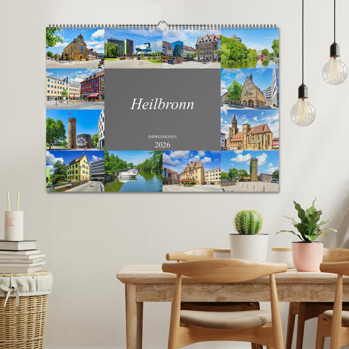 Heilbronn Impressionen (CALVENDO Wandkalender 2026)
