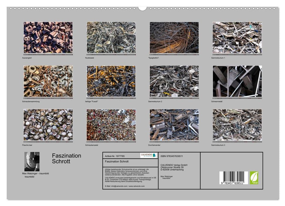 Faszination Schrott (CALVENDO Wandkalender 2026)