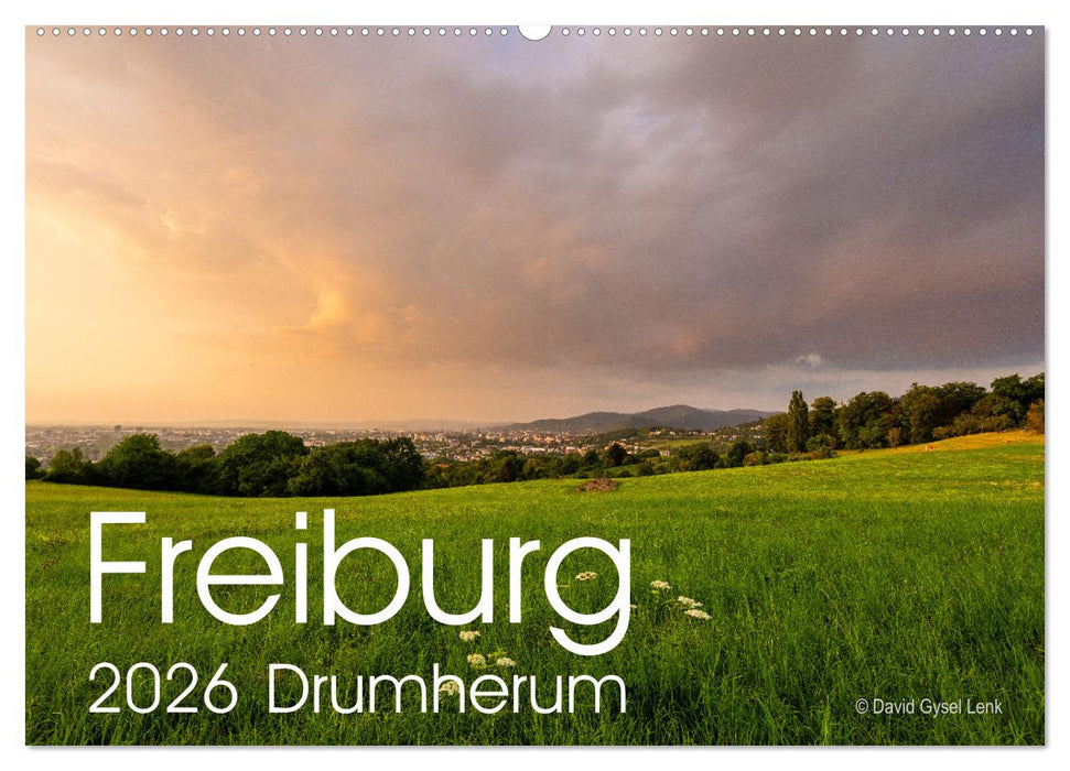 Freiburg, Drumherum (CALVENDO Wandkalender 2026)