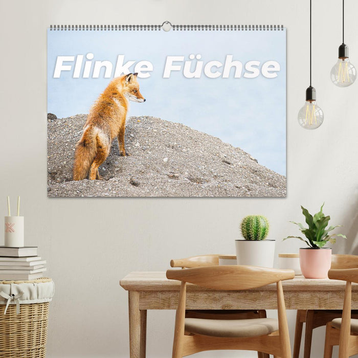Flinke Füchse (CALVENDO Wandkalender 2026)