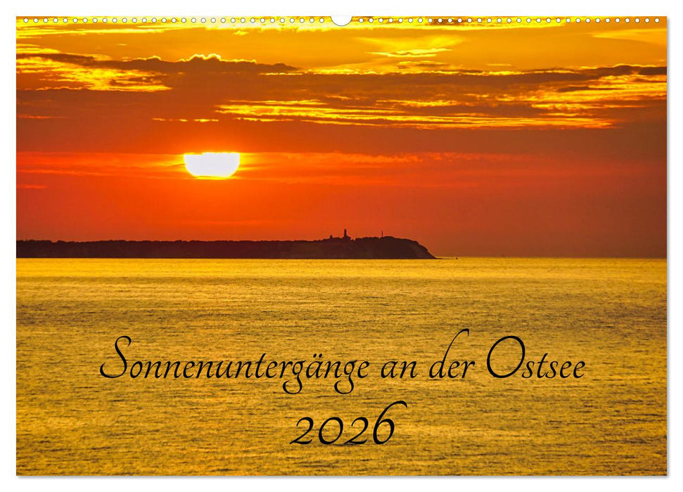 Sonnenuntergänge an der Ostsee (CALVENDO Wandkalender 2026)