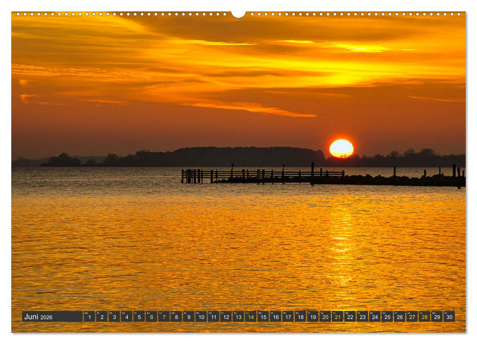 Sonnenuntergänge an der Ostsee (CALVENDO Wandkalender 2026)