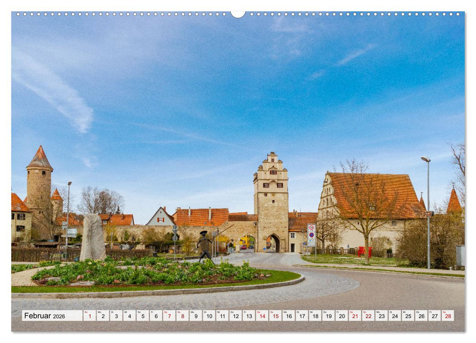 Ein Spaziergang durch Dinkelsbühl (CALVENDO Wandkalender 2026)