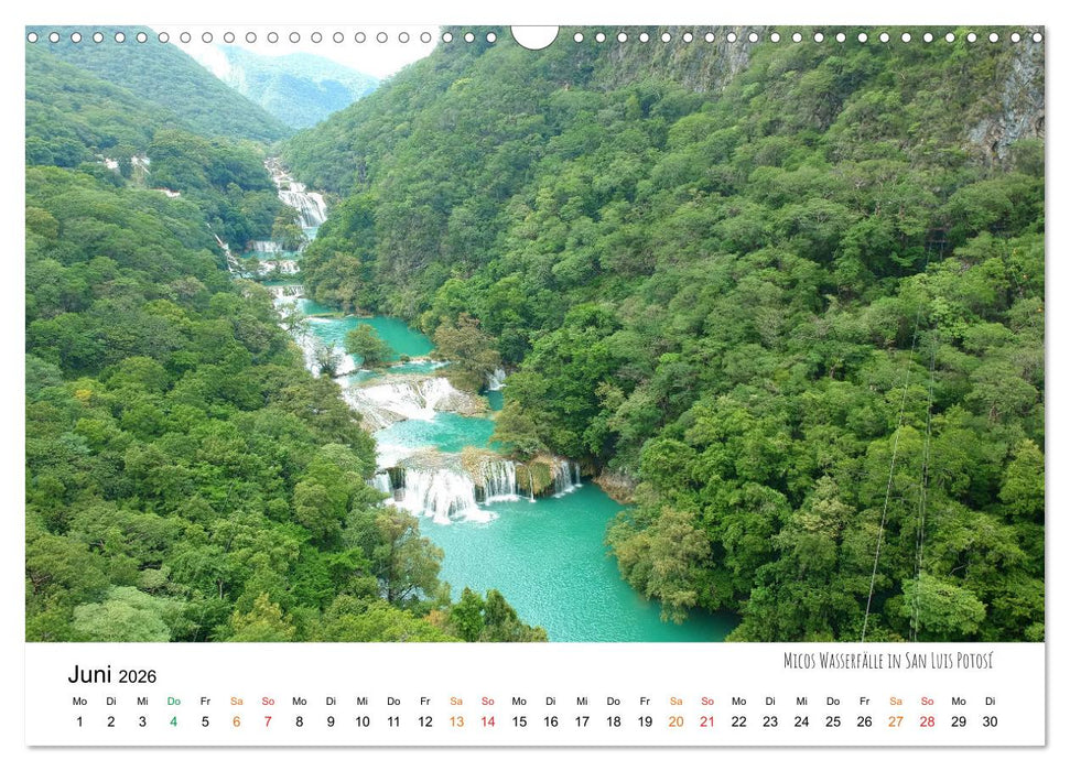 Mexiko aus der Vogelperspektive (CALVENDO Wandkalender 2026)