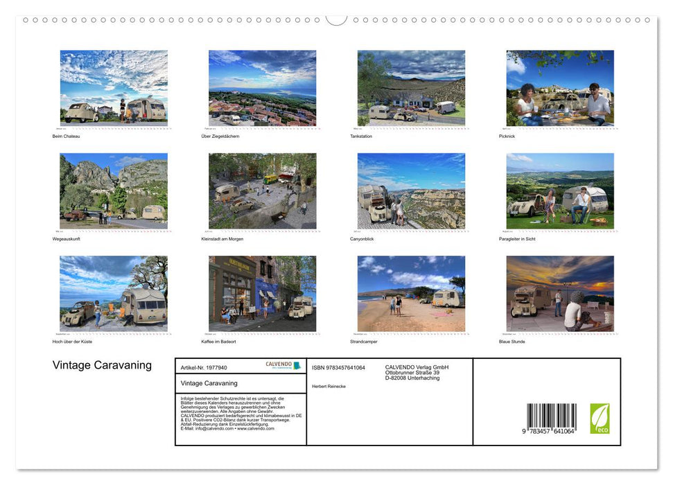 Vintage Caravaning (CALVENDO Wandkalender 2026)