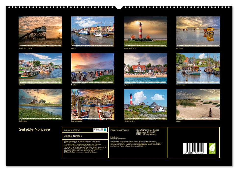 Geliebte Nordsee (CALVENDO Premium Wandkalender 2026)