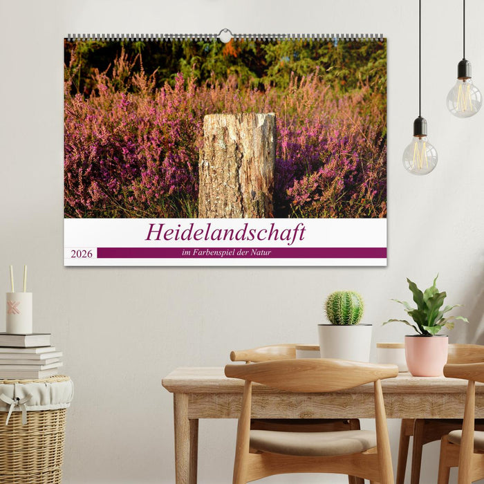 Heidelandschaft im Farbenspiel der Natur (CALVENDO Wandkalender 2026)