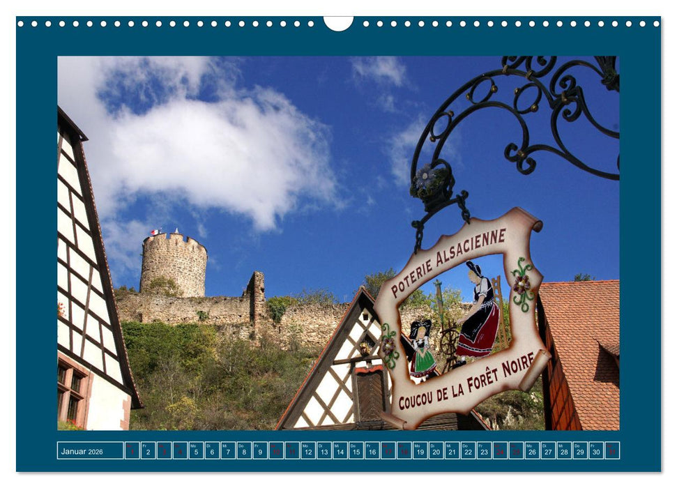 Faszinierendes Elsass (CALVENDO Wandkalender 2026)