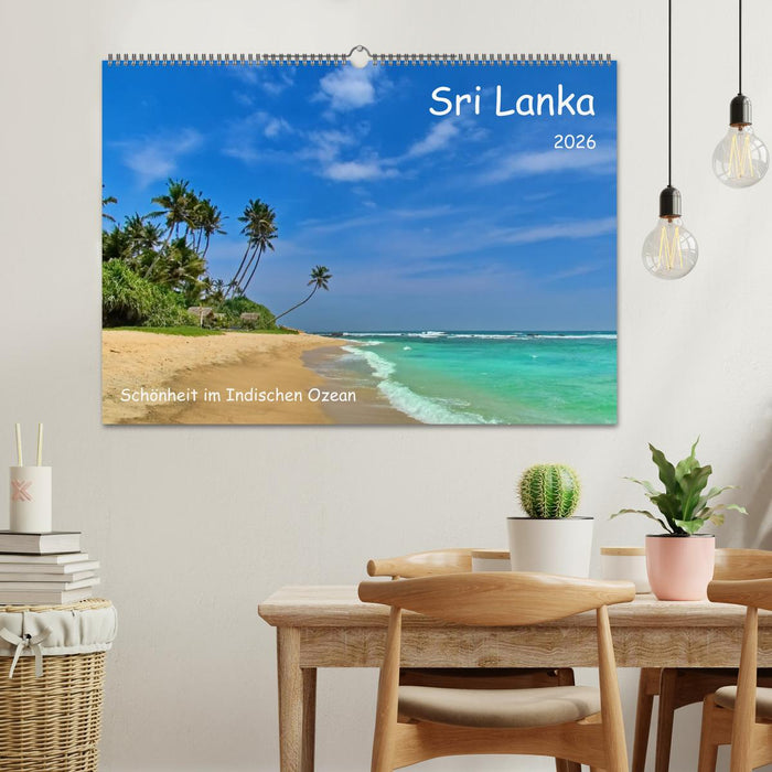 Sri Lanka, Schönheit im Indischen Ozean (CALVENDO Wandkalender 2026)